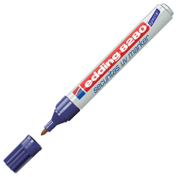 edding 8280 Security UV Marker Pen - Invisible Ink for Anti-Counterfeiting & Document Protection | Perfect for Valuables, Passports & Important Papers