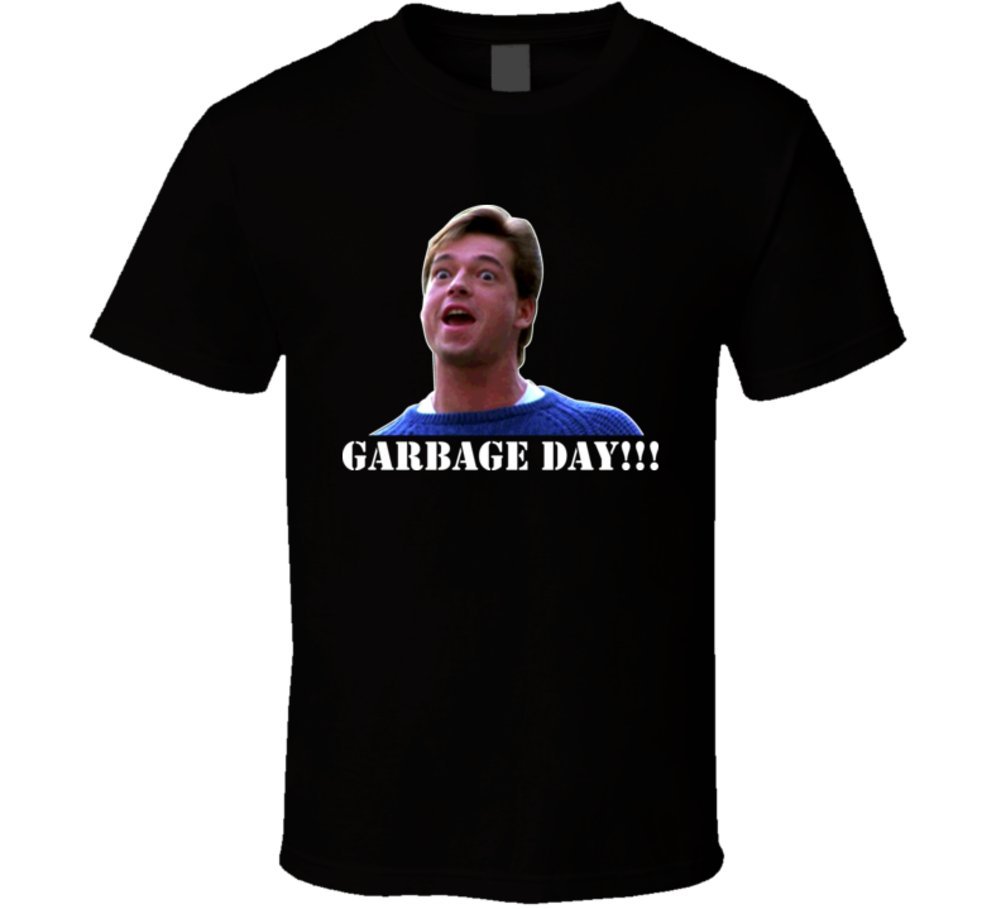 Garbage Day Silent Night Horror Movie Funny T-Shirt - Vintage Horror Film Fan Gift, Halloween Costume, Christmas Party Outfit