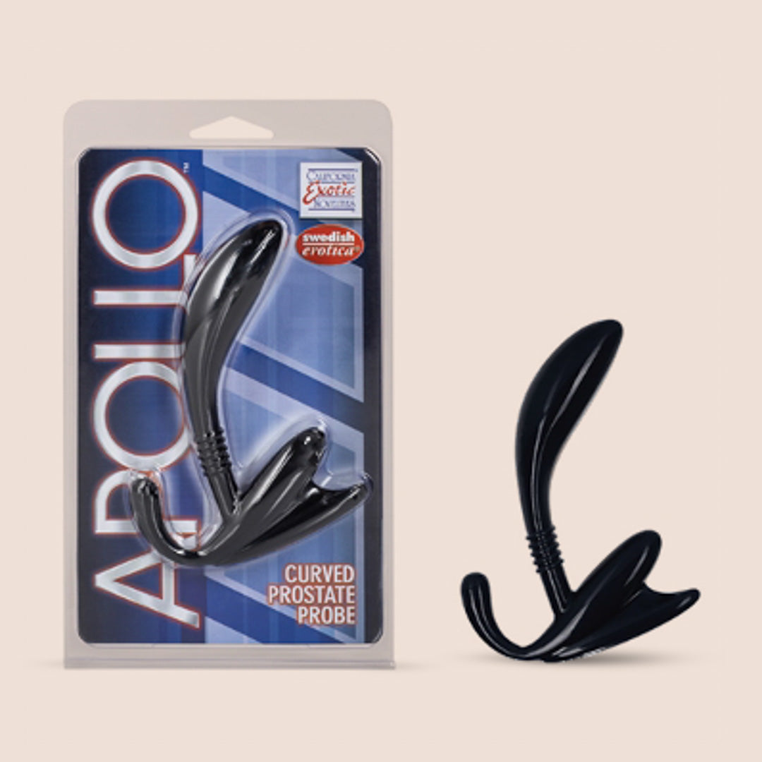 Apollo Curved Prostate Massager for Men - Premium Anal Probe with Ergonomic Design for Enhanced Pleasure & Prostate Stimulation - Perfect for Solo Play, Couples Use & Wellness Therapy