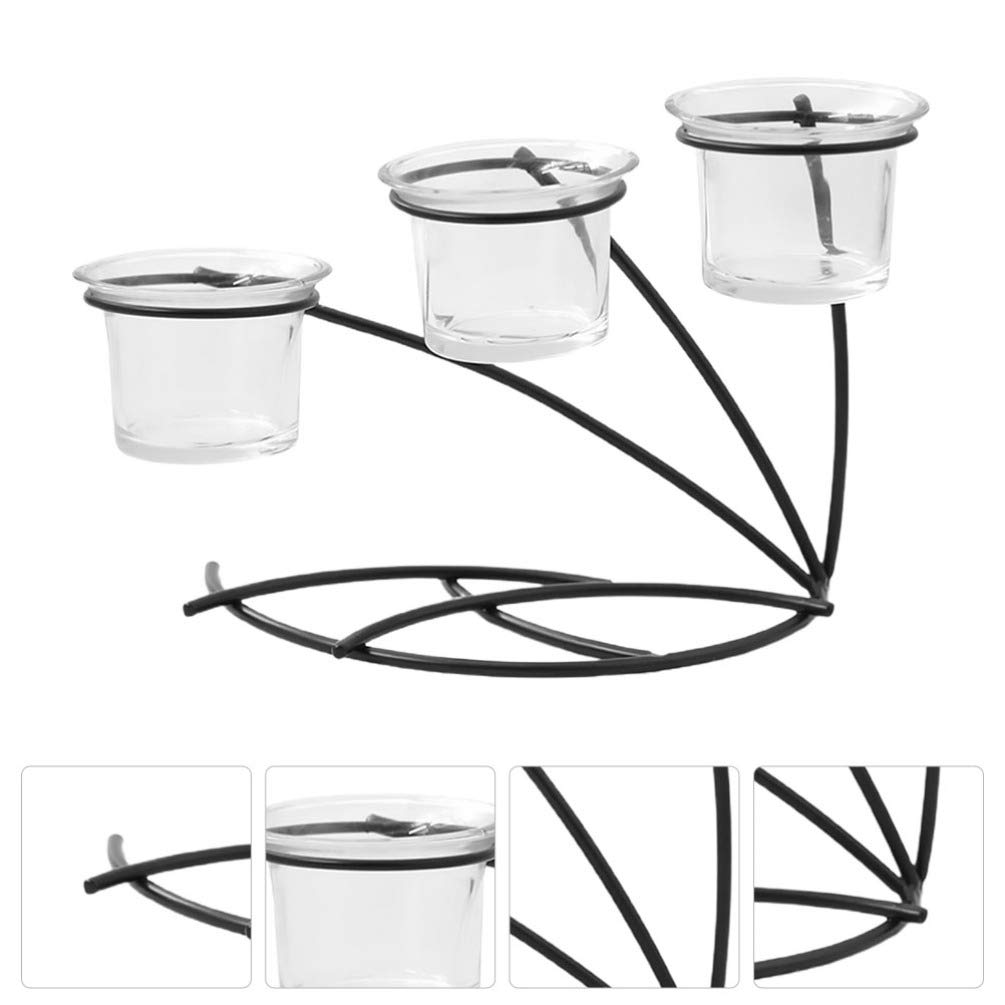 1pc Romantic Iron Art Candle Holder - Elegant Candlestick Stand for Home Decor, Spring Festival, Dinner Table & Romantic Ambiance | Durable Iron Candle Shelf for Wedding, Party & Holiday Decorations