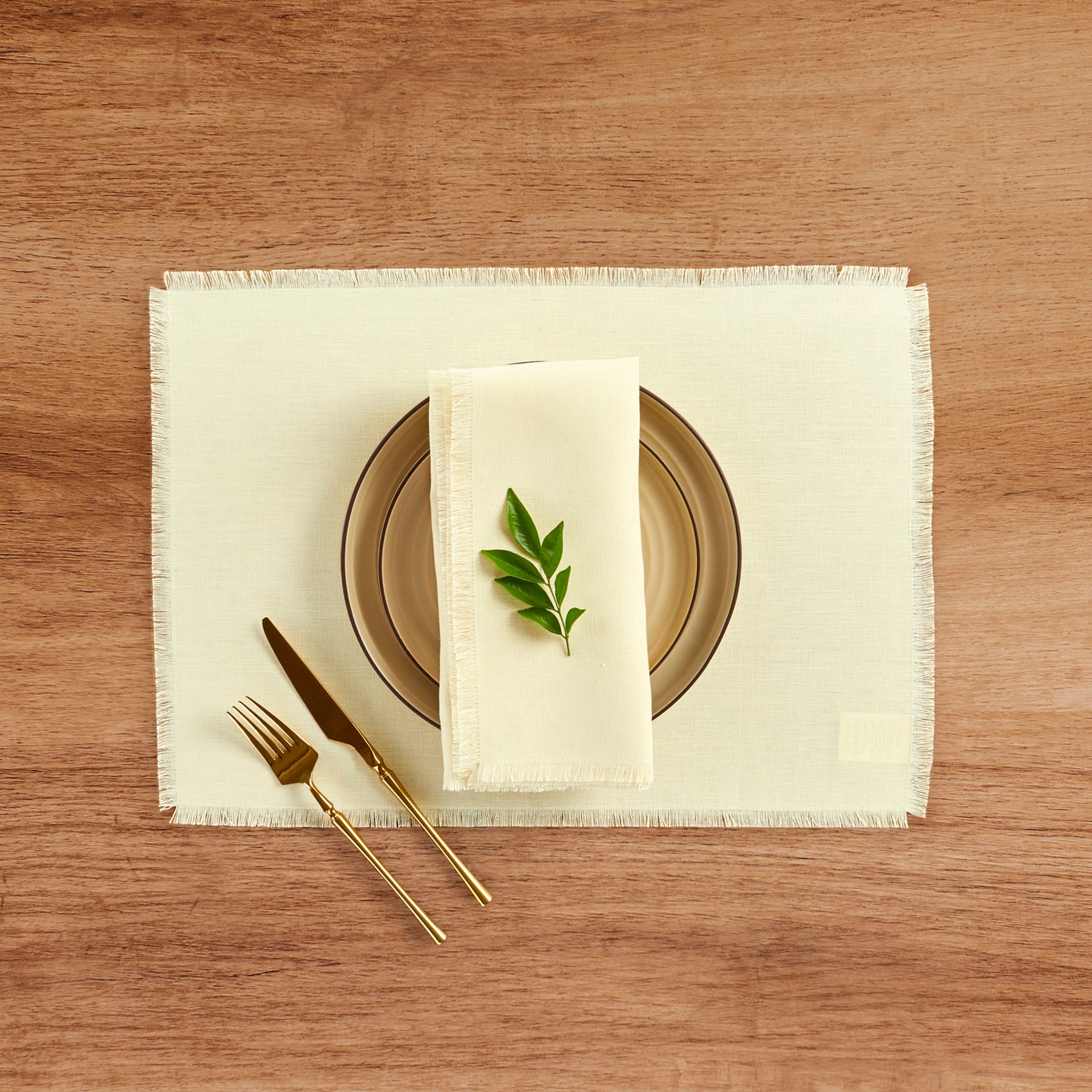 Elegant Fringe Napkins Set of 4 - Premium Cotton Decorative Table Linens for Dinner Parties, Weddings & Home Decor