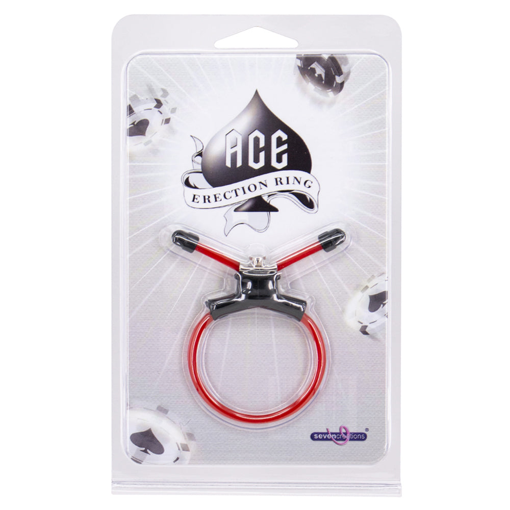 Premium Ace Erection Cock Ring - Strong & Comfortable Stretchy Penis Ring for Enhanced Performance - Perfect for Couples & Solo Play in the Bedroom