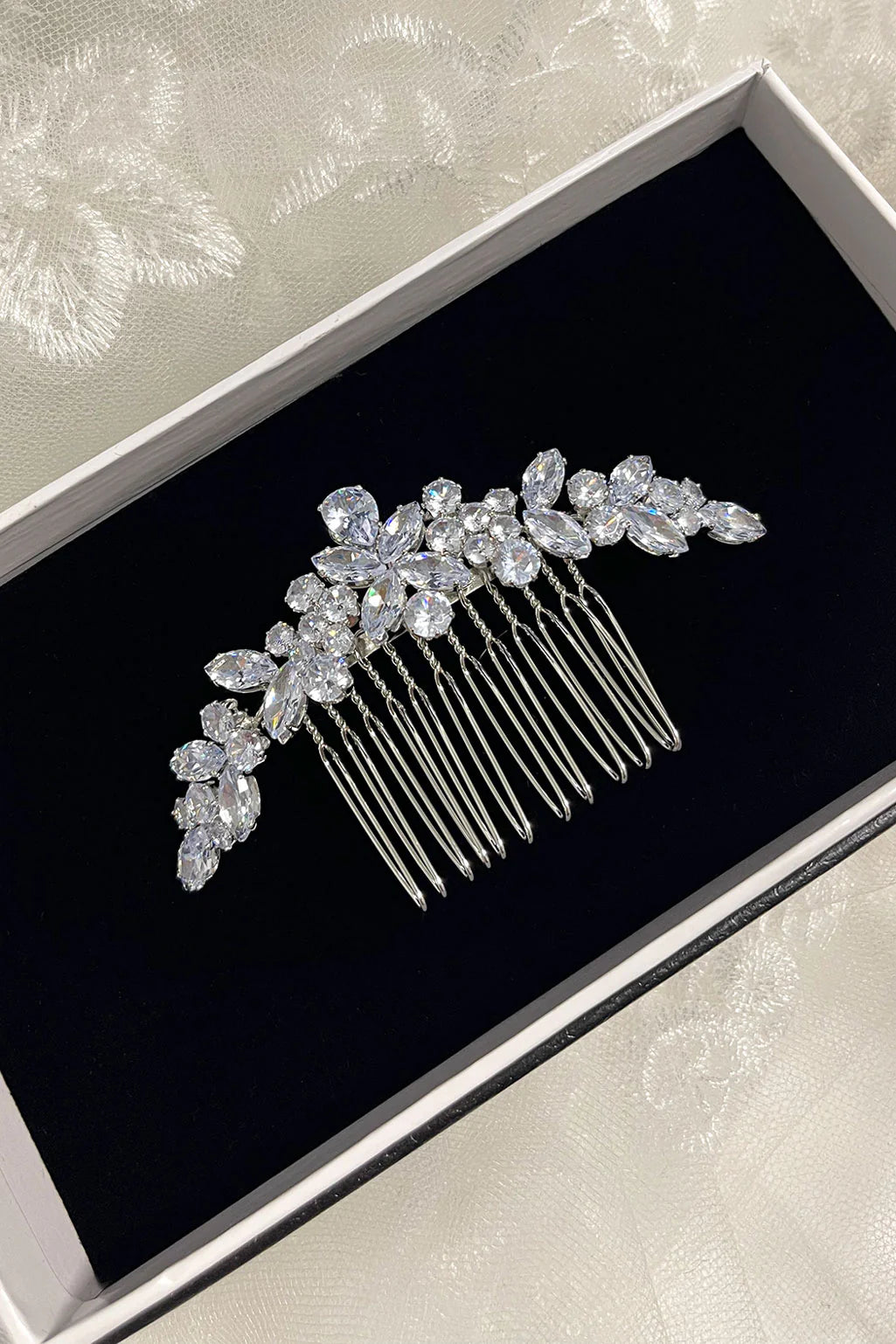 Adriana Side Comb - Elegant Hair Accessory for Women | Perfect for Weddings, Prom & Everyday Styling