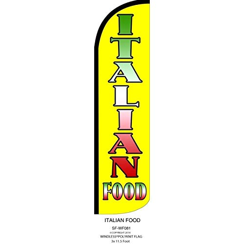 Italian Flag Bunting for Food Displays - 20 Pack | Perfect for Italian Restaurants, Food Festivals & Themed Parties (Mount and Poles Not Included)