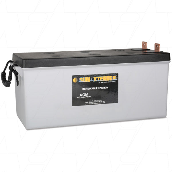 12V 212Ah Concorde Deep Cycle AGM Battery for Solar Power, RV, Marine & Off-Grid Applications - Maintenance-Free SLA Battery for Renewable Energy Systems