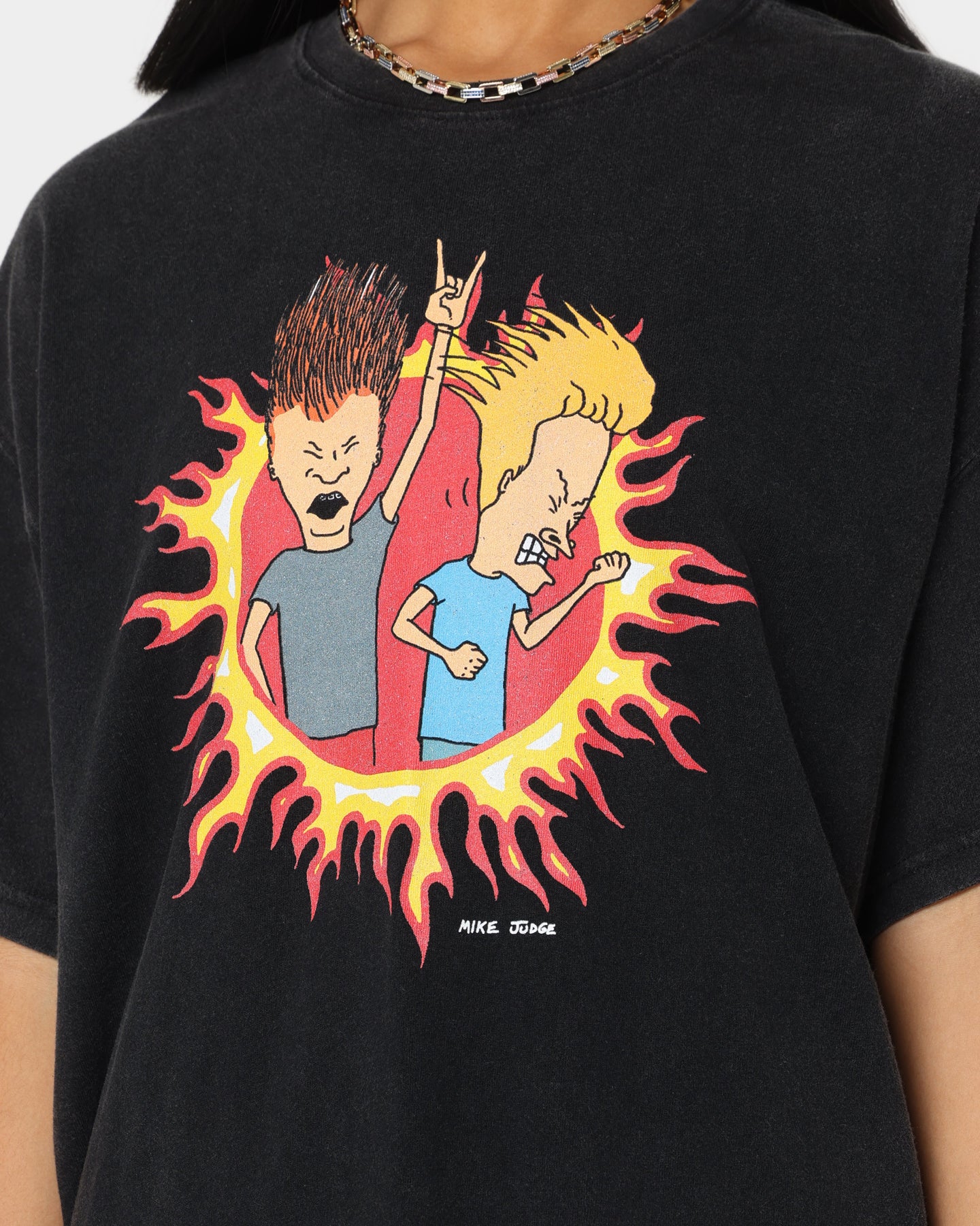 Vintage Beavis & Butthead Rock T-Shirt - Black Retro Graphic Tee for Men & Women | Perfect for Concerts, Parties & Casual Wear