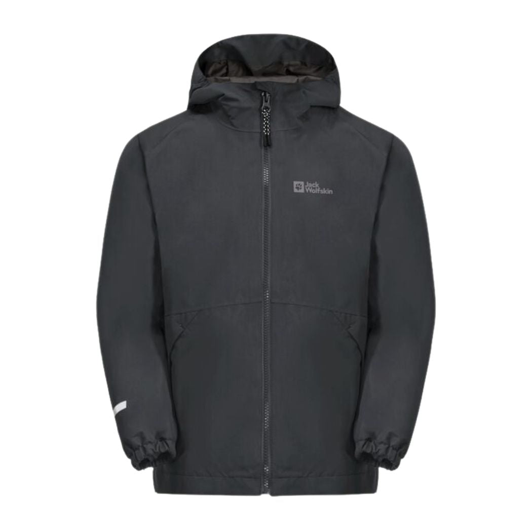 Jack Wolfskin Iceland 3-in-1 Kids Jacket - Waterproof Winter Coat for Boys & Girls - Outdoor Play, Snow Adventures & Cold Weather Protection