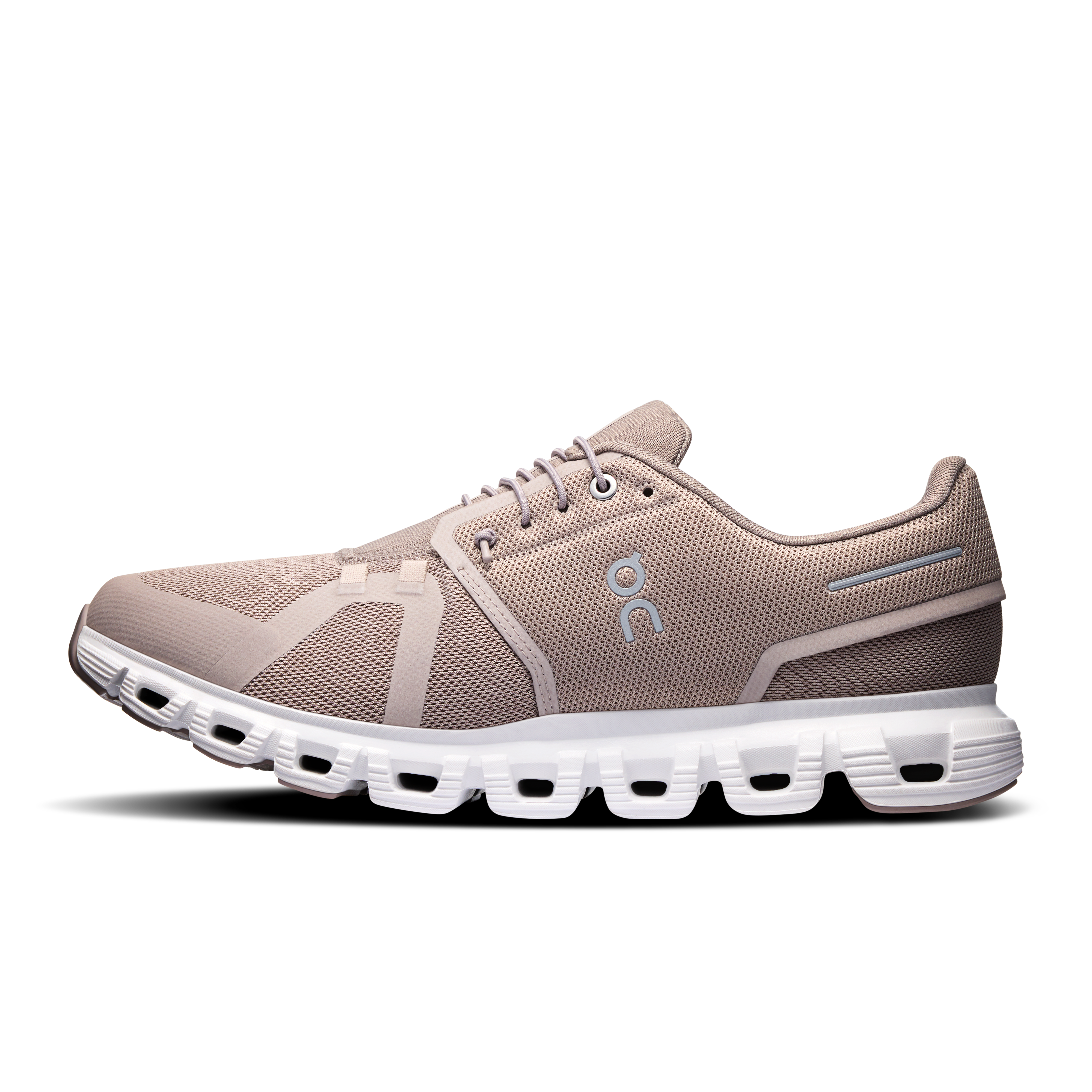 On Running Men's Cloud 6 Running Shoes - Lightweight & Breathable - Fog/White Color - Perfect for Jogging, Gym Workouts & Daily Wear