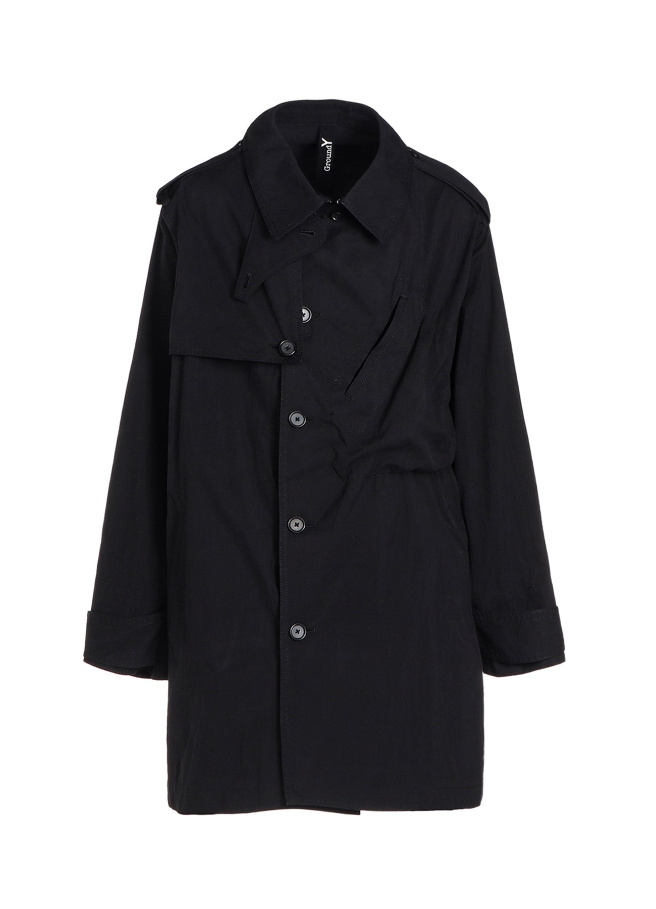 Waterproof Cotton Nylon Oxford Trench Coat with Fleece Lined Pockets - Windproof Winter Jacket for Men & Women | Perfect for Outdoor Activities, Commuting & Travel