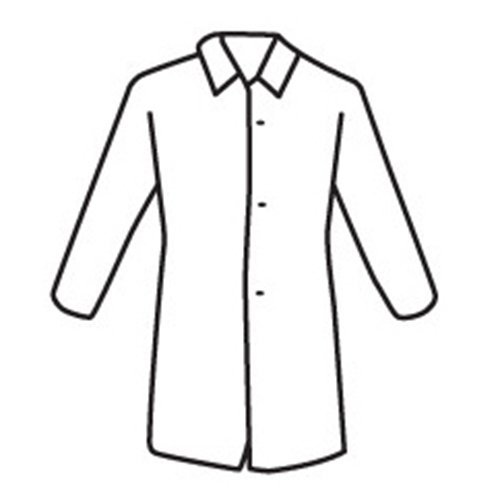 Posiwearub Lab Coat No Pocket - Premium White Lab Coat for Scientists, Doctors & Students - Ideal for Laboratories, Hospitals & Classrooms
