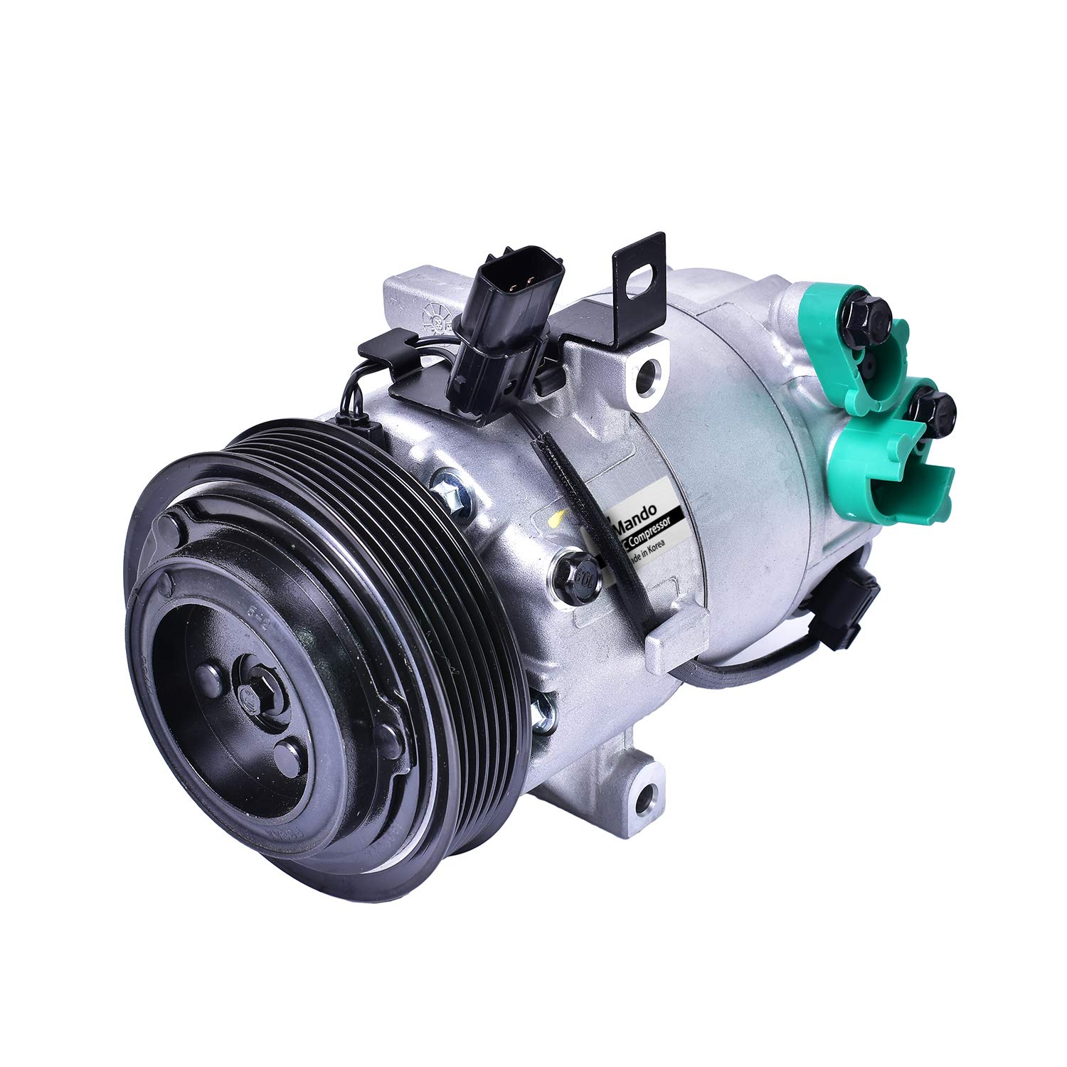 Original Equipment Mando 10A1460 AC Compressor with Clutch - Pre-filled Oil | Compatible with [Vehicle Models] | Perfect for AC Repair & Auto Maintenance