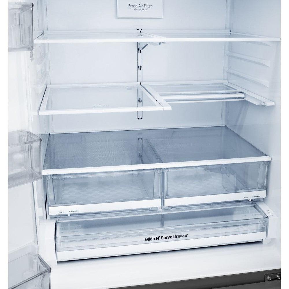 LG LMXS28626S 36-Inch 4-Door French Door Refrigerator - 28 Cu. Ft. Stainless Steel Smart Counter-Depth Fridge with InstaView & Craft Ice | Perfect for Modern Kitchens & Entertaining