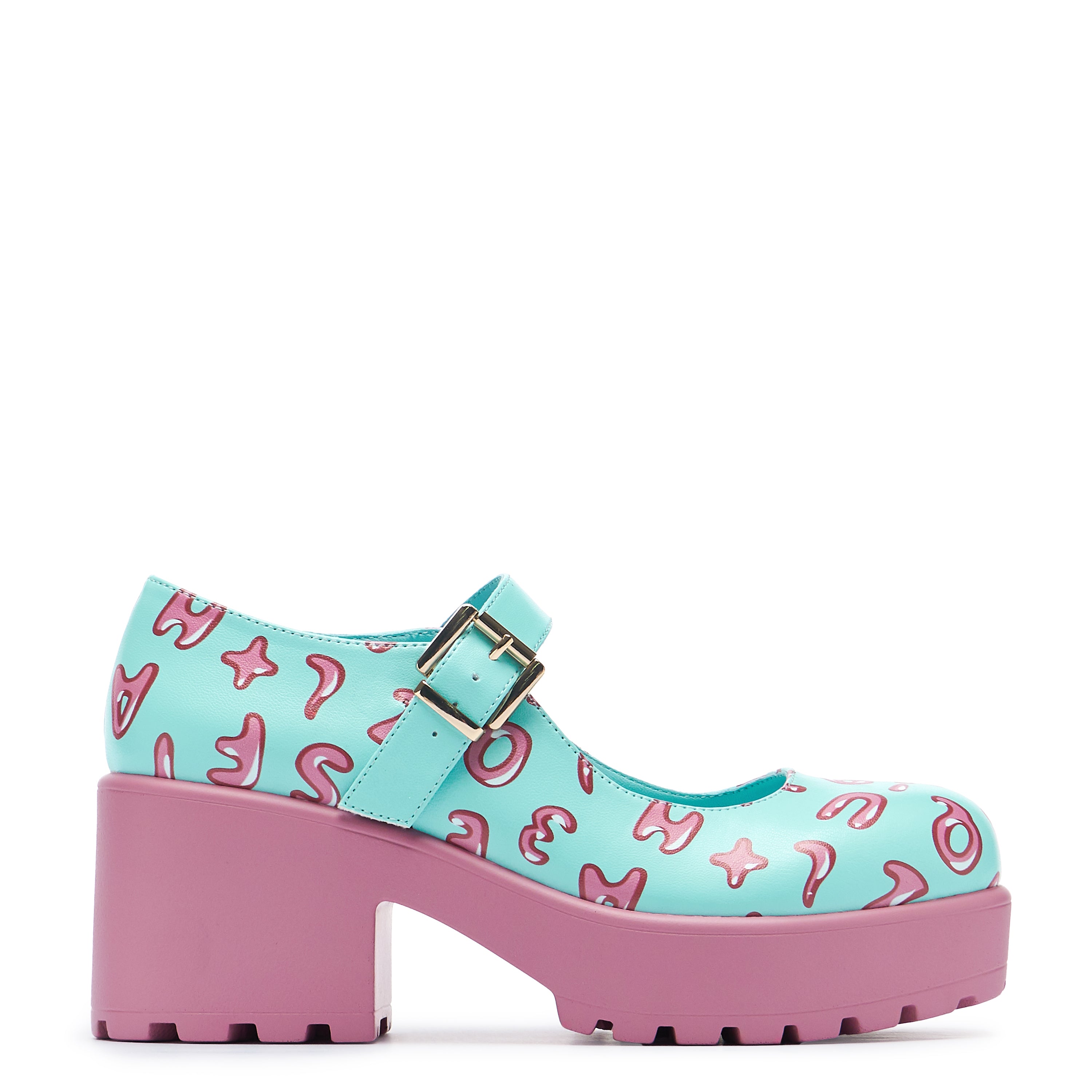 Tira Mary Janes 'Melanie Alphabet Edition' - Cute & Comfortable Women's Flats for Work, School & Casual Wear | Fashionable Leather Ballet Shoes with Alphabet Print