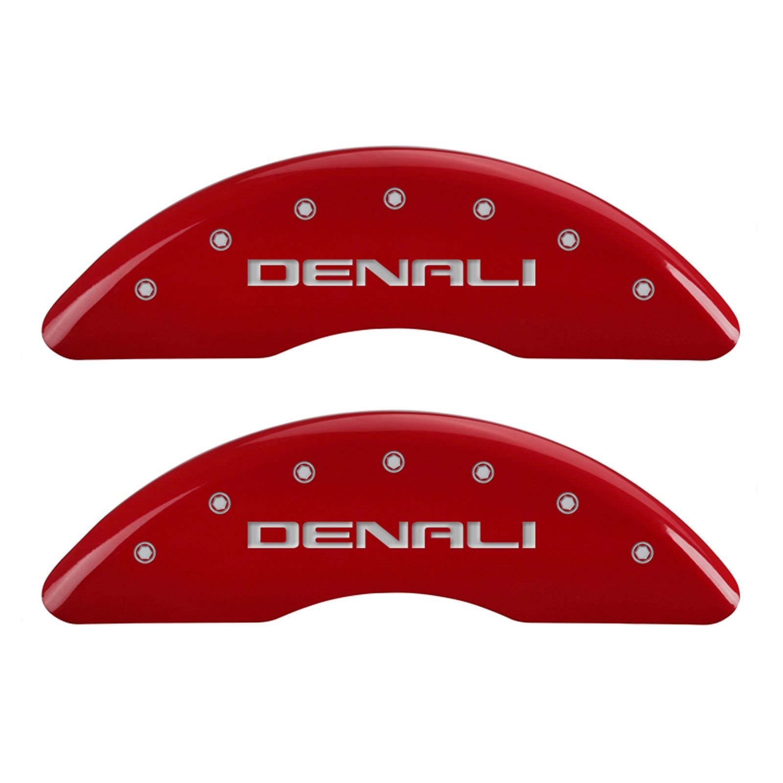 GMC Caliper Covers 4-Pack - Red Brake Caliper Covers for Denali Models (34003SDNLRD) | High-Temperature Resistant | Enhances Vehicle Appearance for Trucks & SUVs