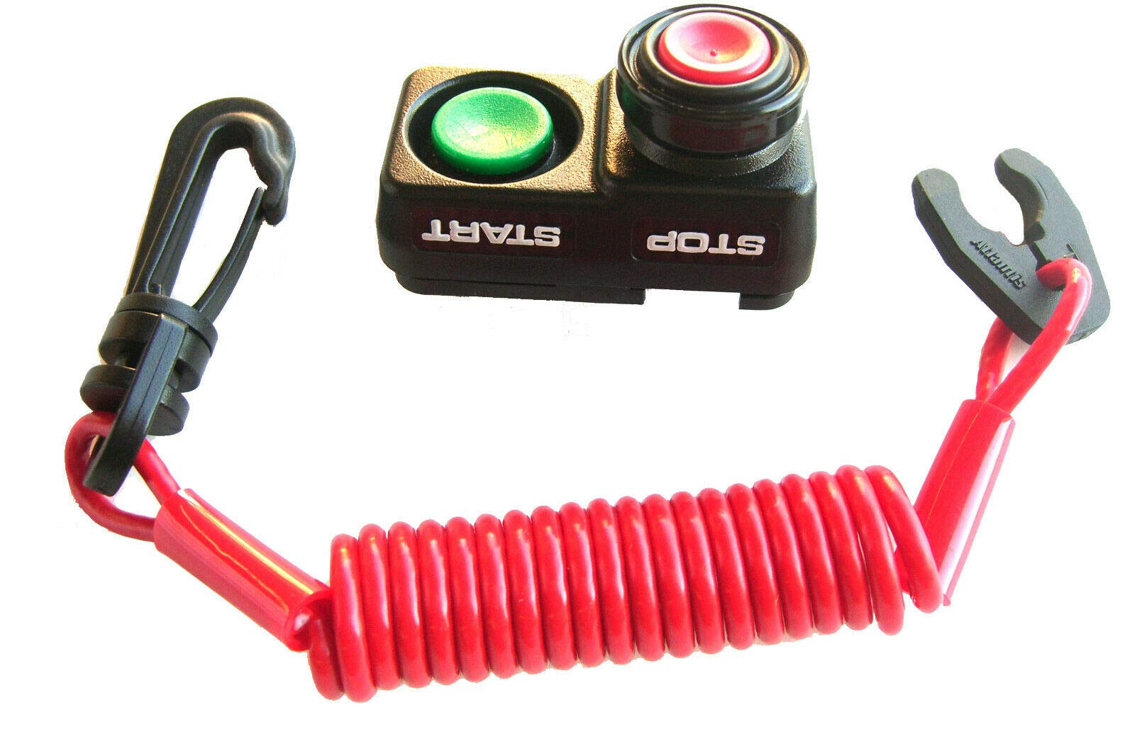 Compatible Kill Switch with Quick Cord Lanyard & Swivel Clip for Kawasaki JS440 JS550 550SX 750SX 750SXI 800SXR Jetski - Upgraded Safety Accessory for PWC Watercraft - Perfect for Jet Skiing, Racing & Water Sports