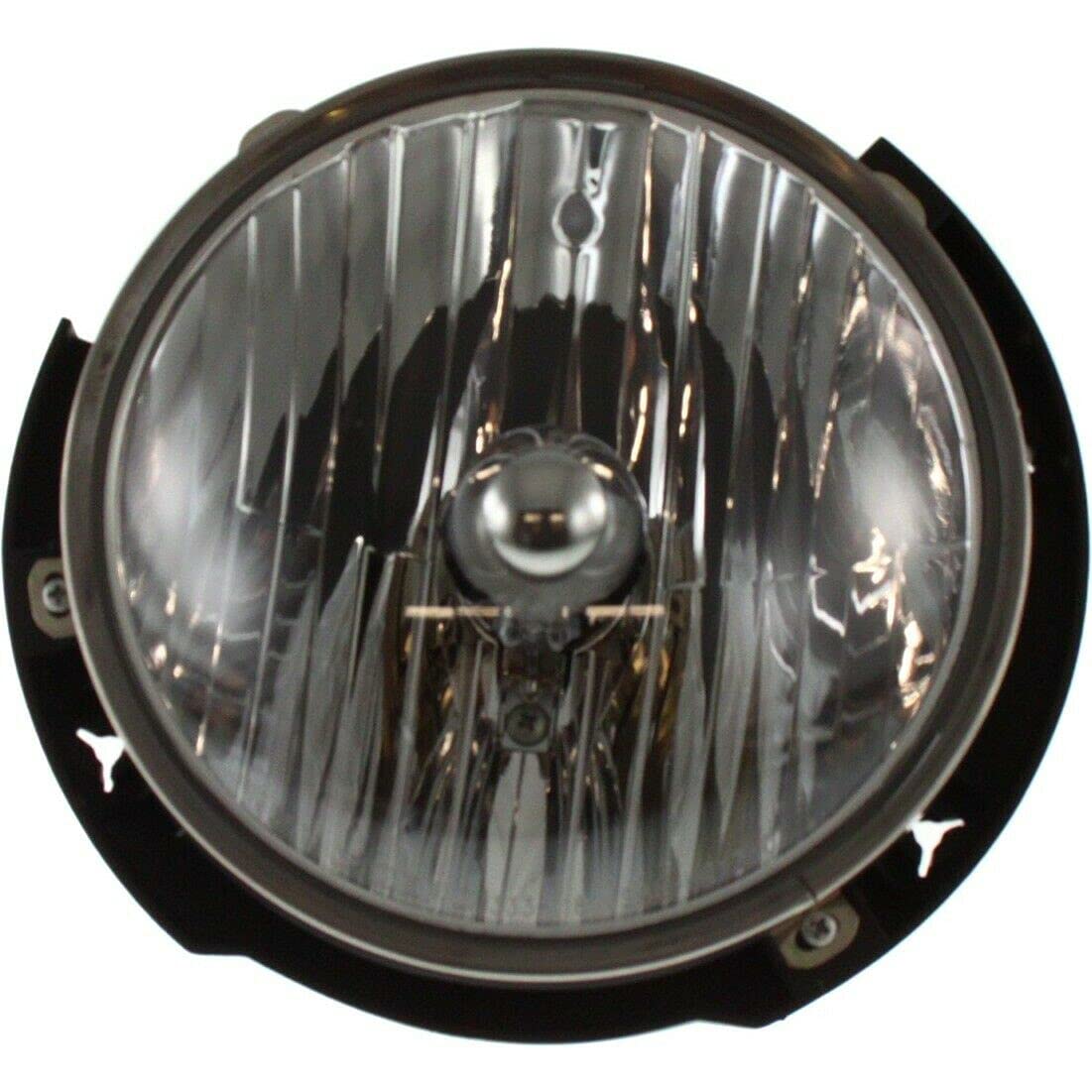 Jeep Replacement Headlight Lamp Left & Right CH2502174C 55078148AC 55078149AC - Durable OEM Fit for Wrangler, Cherokee & Grand Cherokee - Perfect for Night Driving & Off-Road Adventures