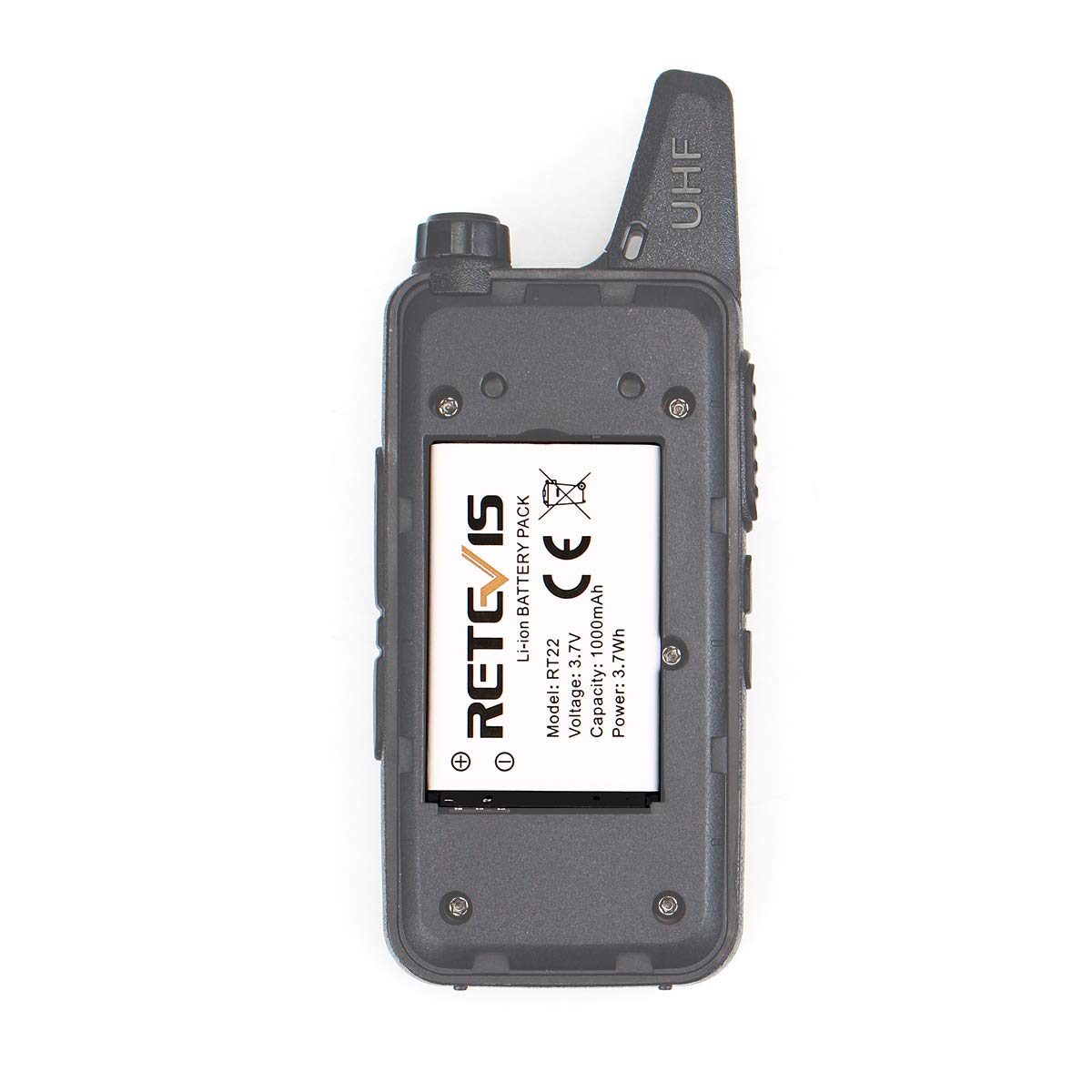 Original 3.7V 1000mAh Li-ion Battery for Retevis RT22 RT22S RT15 RT19 Walkie Talkies - 2 Pack | Replacement Battery Compatible with RT22 RT22S RT15 RT19 WLN KD-C1 Two Way Radios | Perfect for Outdoor Adventures, Construction Sites & Emergency Communication