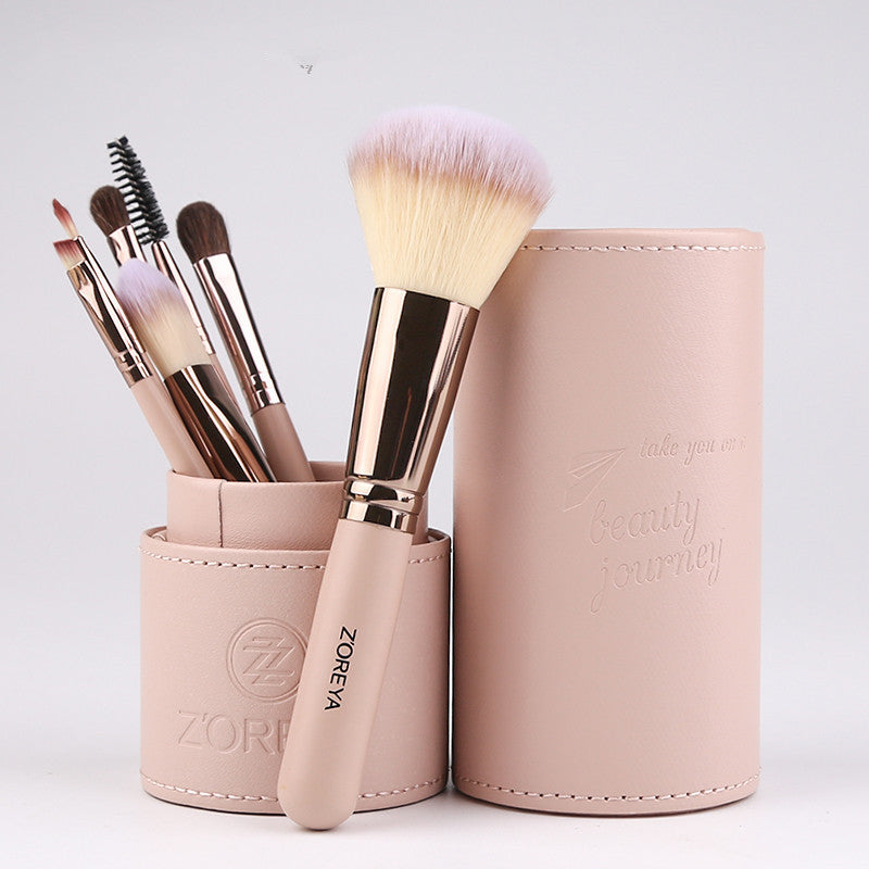 Professional Makeup Brush Set - 12 Piece Vegan & Cruelty-Free Cosmetics Brushes for Foundation, Blending, Eyeshadow - Perfect for Makeup Artists & Beginners - Home & Travel Use