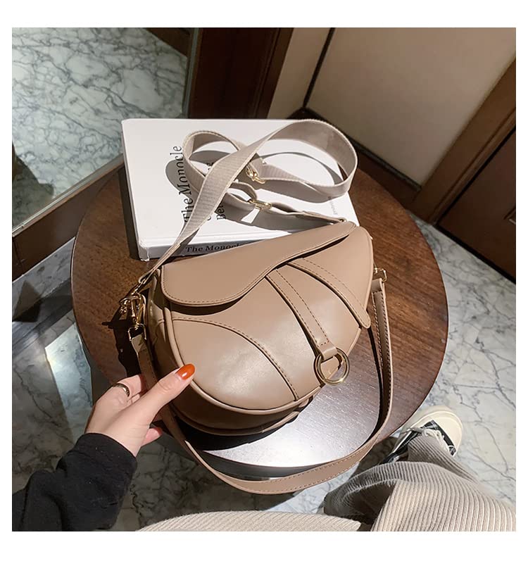 Trendy Women's Small Clutch Purse - Saddle Shoulder Bag, Underarm Handbag & Crossbody Satchel for Evening Parties, Date Night & Travel Accessories