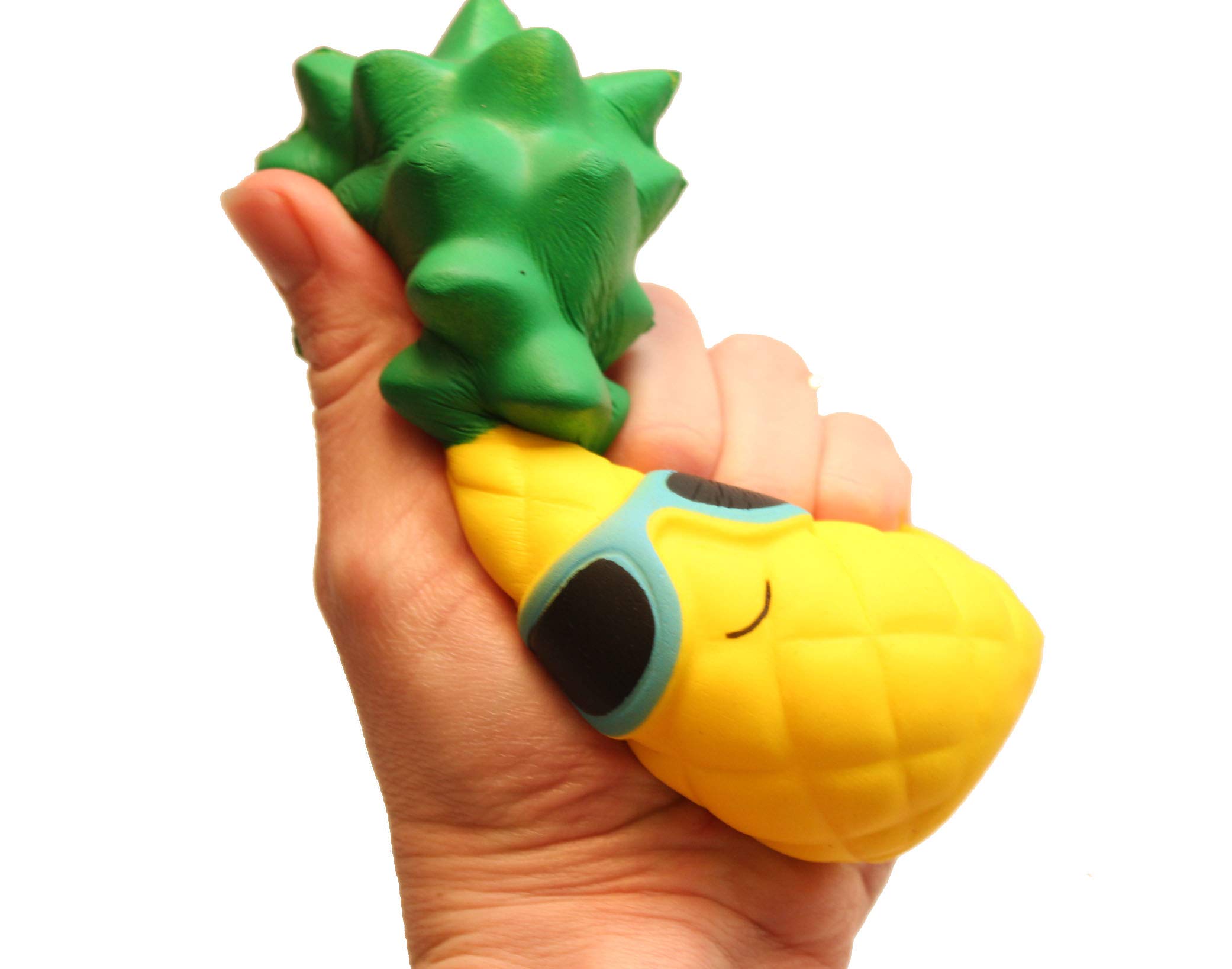 Large Pineapple Squishy Slow Rise Stress Relief Toy - Sensory Fidget Toy for Kids & Adults - Perfect for Anxiety Relief, Classroom Focus & Office Relaxation