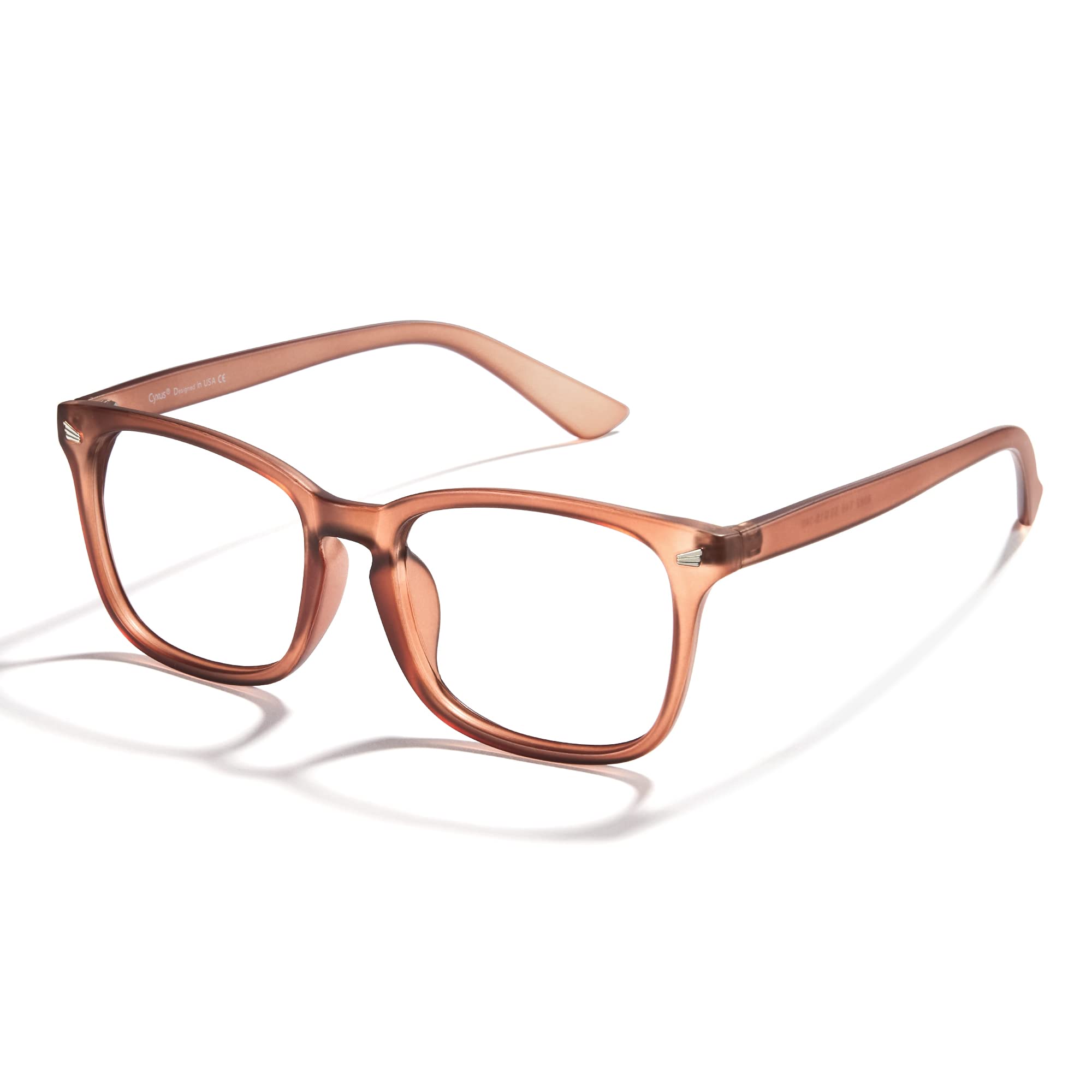 Cyxus Blue Light Blocking Glasses for Men & Women - Anti Eye Strain, UV Protection, Computer & Gaming Glasses - Perfect for Office Work, Online Classes & Screen Time