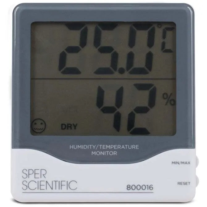 Digital Humidity and Temperature Monitor - Wireless Hygrometer Thermometer for Home, Greenhouse, Baby Room & Office - Real-Time Remote Monitoring