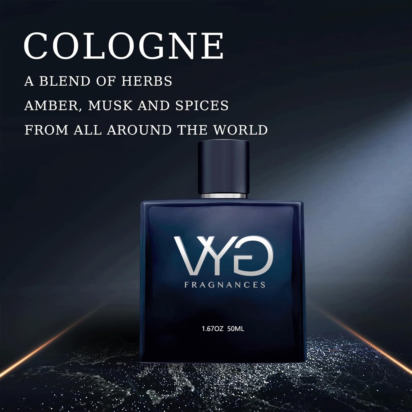 Premium VYG Cologne for Men - Pheromone & Seductra Date Edition Perfume | Long Lasting Fragrance to Attract Women | Perfect for Dating, Night Out & Special Occasions (1 Bottle)