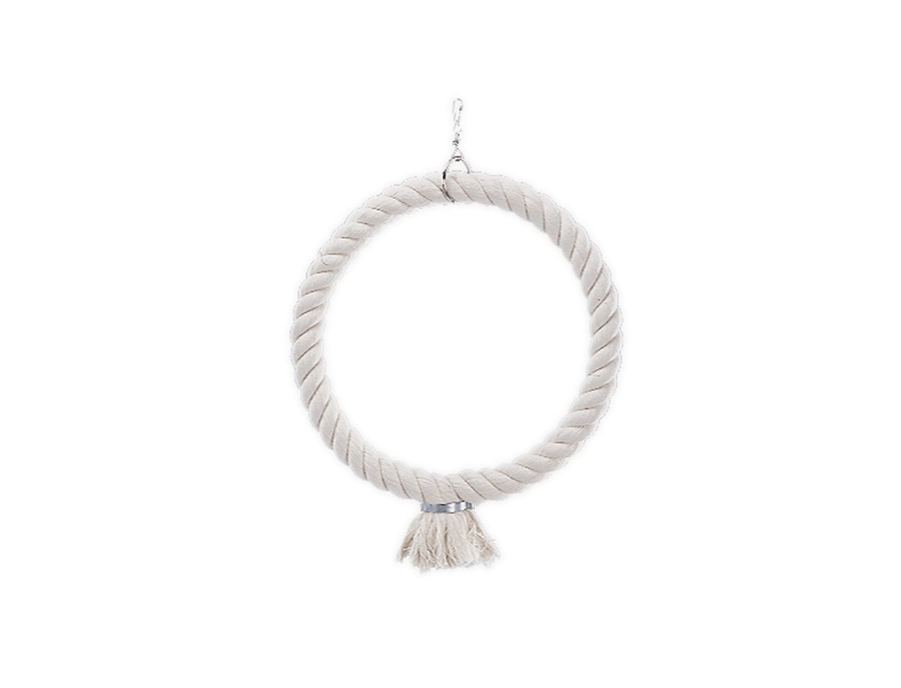 24cm Small Cotton Climbing Ring - Durable & Lightweight for Rock Climbing, Gymnastics & Fitness Training