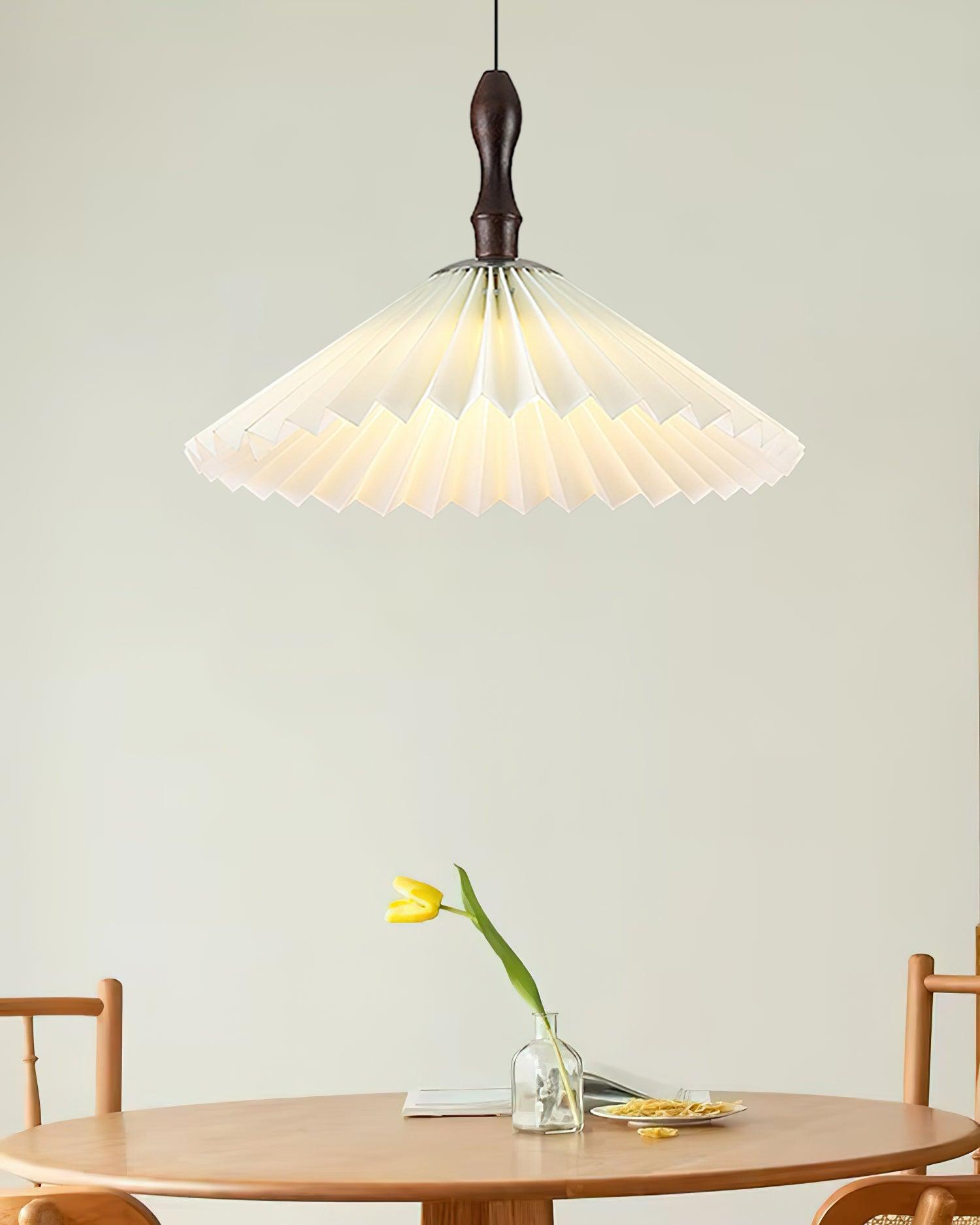 Elegant Handmade Flower Paper Pendant Lamp - Boho Chic Ceiling Light for Bedroom, Living Room & Dining Room Decor