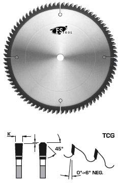 15 Inch 100T Saw Blades for Non-Ferrous Metals with 1