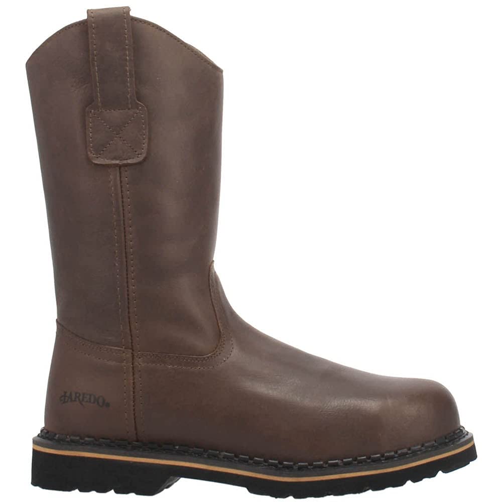 Laredo Men's Work Industrial Boots - Steel Toe, Waterproof, Slip Resistant for Construction, Warehouse & Outdoor Work
