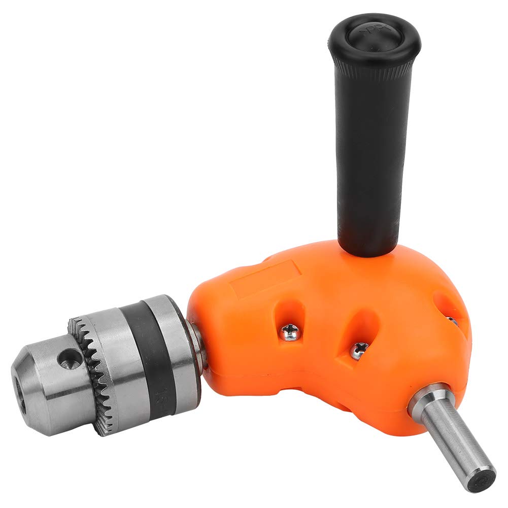 90 Degree Right Angle Drill Chuck - Heavy Duty Compact Drill Attachment for Tight Spaces | Perfect for DIY, Woodworking, and Plumbing Projects
