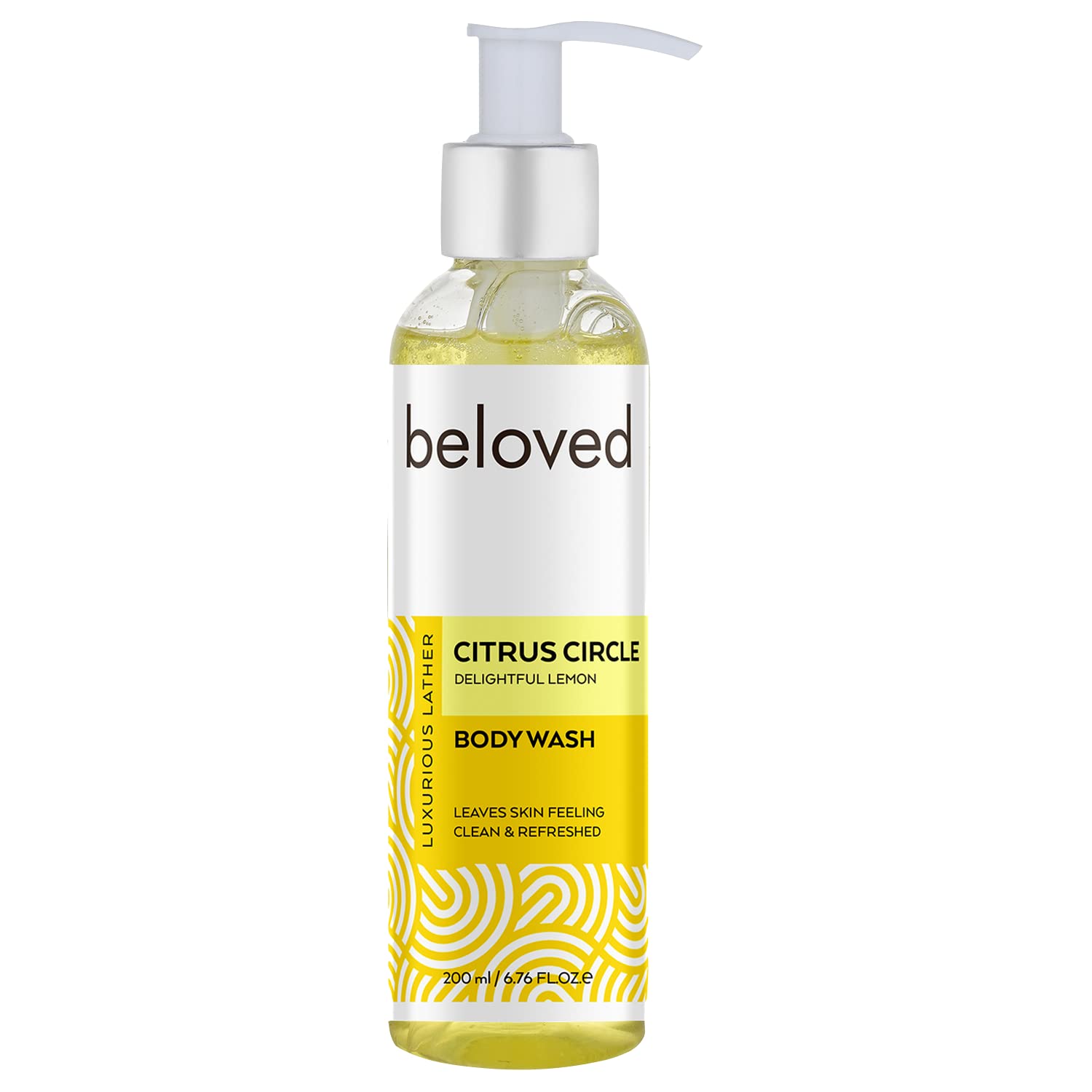 Beloved Bliss Lemon Fresh Body Wash - Revitalizing Lemon & Anti-Sweat Formula for Refreshing Shower & Post-Workout Cleanse