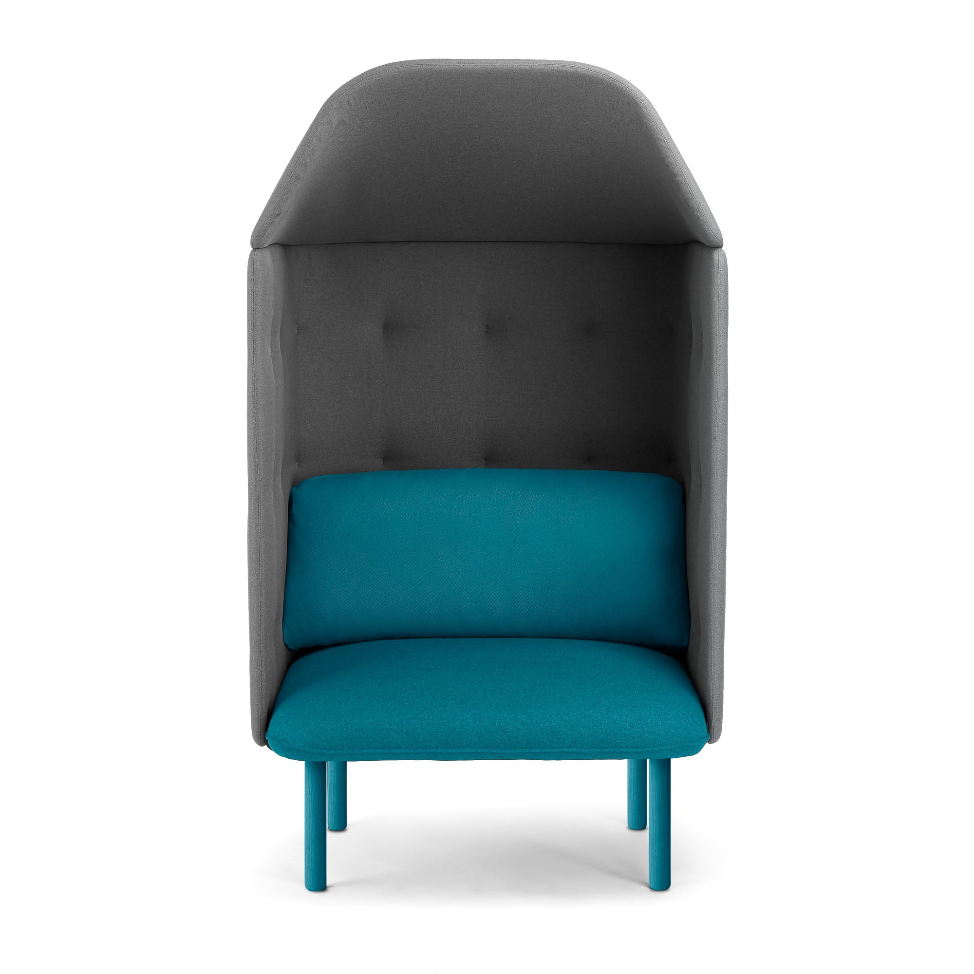 QT Privacy Lounge Chair with Canopy - Outdoor Patio Sunshade Recliner for Poolside, Beach & Garden Relaxation | Comfortable Sunbathing & Reading Chair