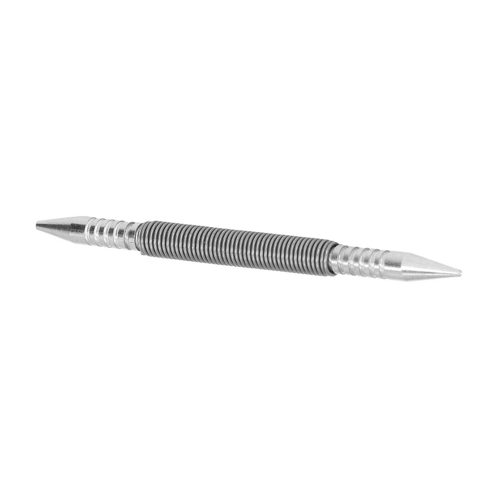 Double Head Nail Setter Punch - Spring Loaded Metal Center Punch Tool for Woodworking & Carpentry - Perfect for Framing, Cabinetry, and DIY Projects