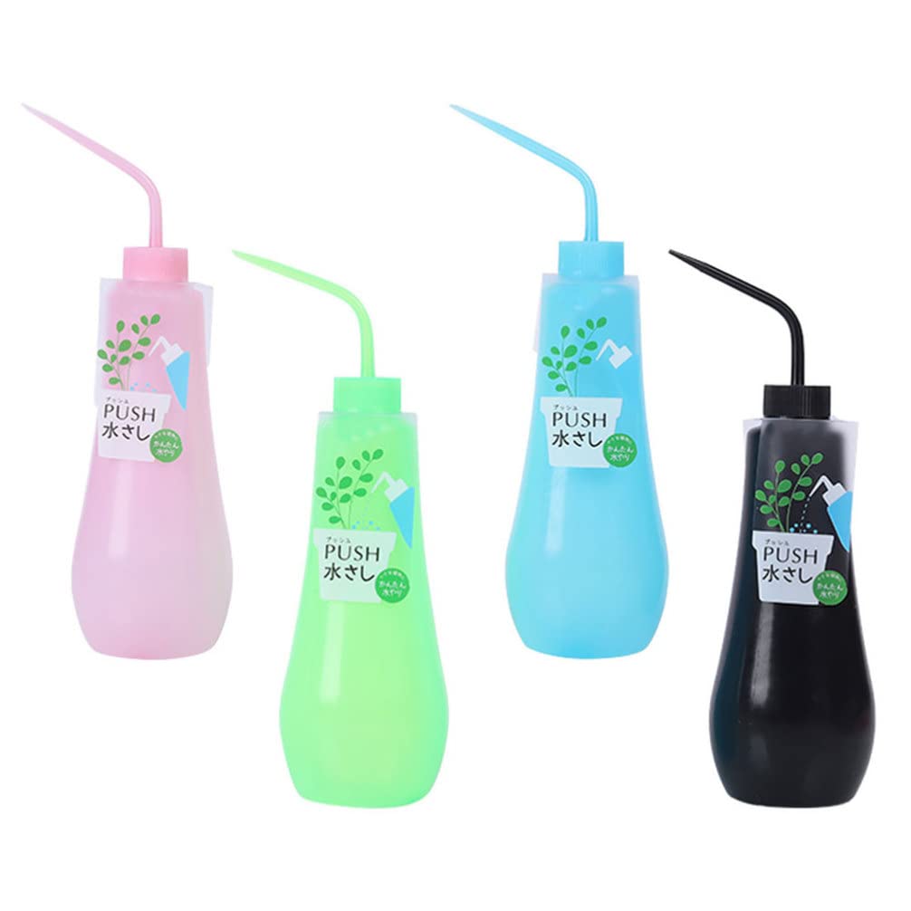 4PCS 250ML Narrow Mouth Wash Bottles - Squeeze Watering Bottle for Succulents, Tattoo Cleaning & Chemistry Lab Use | Perfect for Gardening, Lab Experiments & Tattoo Aftercare