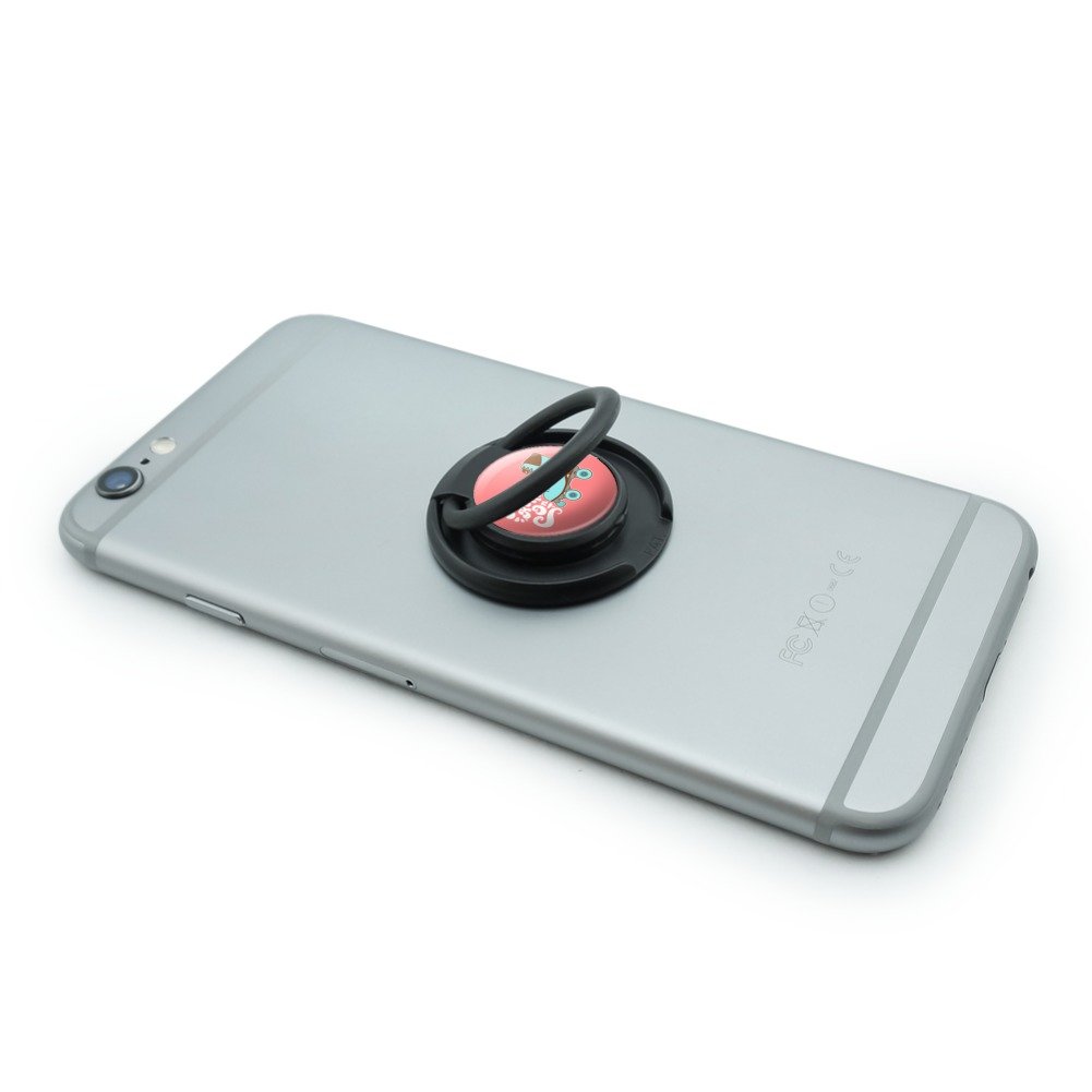 Roller Skates Derby - Keep On Rolling Skating Mobile Smart Phone Finger Ring Grip Holder Stand for Hands-Free Video Calls & Selfies
