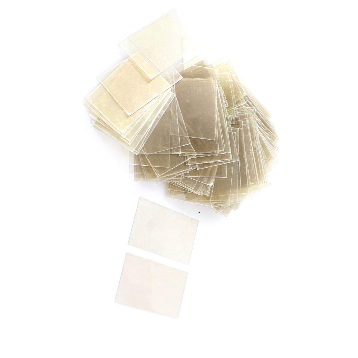 200Pcs 24mm Microwave Oven Mica Sheets - 39cm x 0.12mm Heat Resistant Insulator Repair Kit for Microwave Oven Door & Turntable Replacement - Durable Microwave Oven Parts & Accessories for Home & Commercial Use
