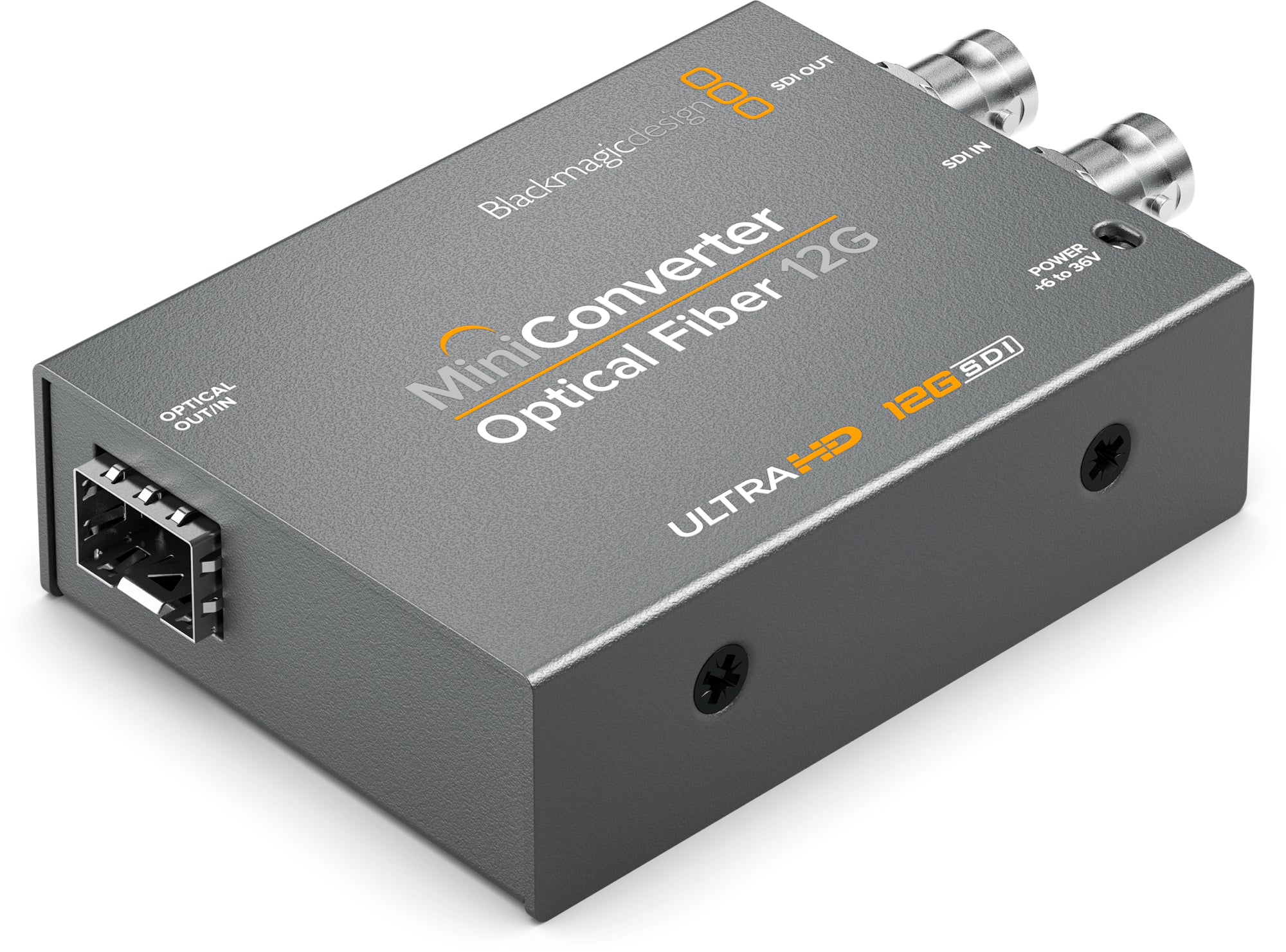 Blackmagic Design Mini Converter Optical Fiber 12G - Professional 4K/HD Video Converter for Live Streaming & Broadcast Studios