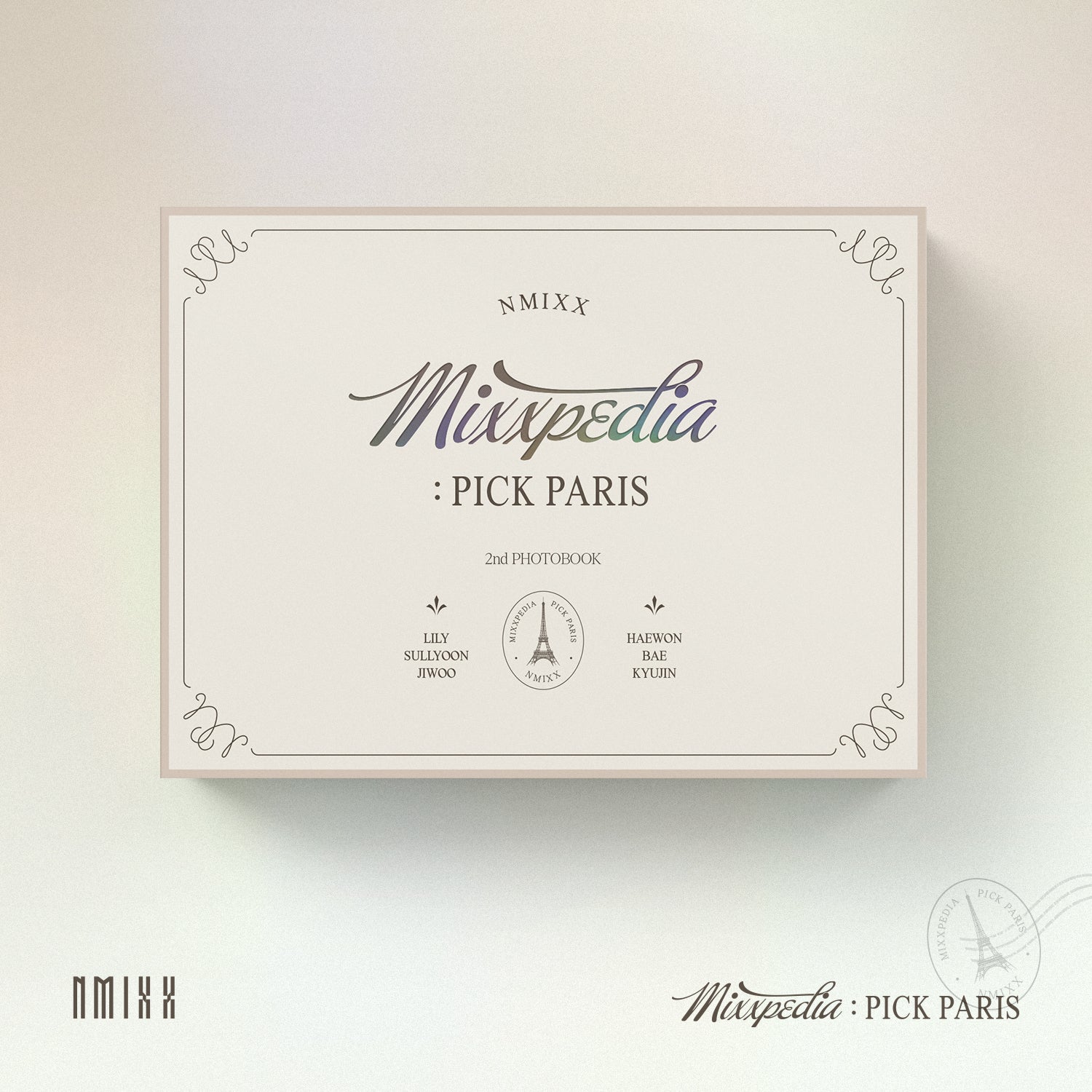 NMIXX 2nd Photobook 'MIXXPEDIA: PICK PARIS' - Kpop Album, Official Merchandise, Collectible Photocards | Perfect for Kpop Fans, Gift Ideas, and Memorabilia Collection