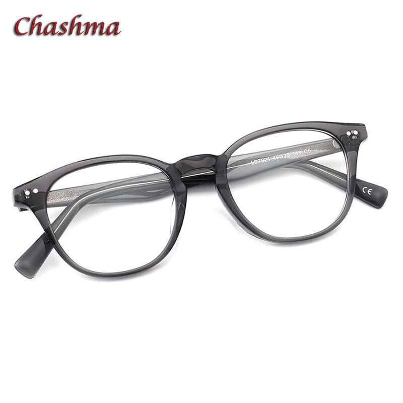 Stylish Unisex Acetate Eyeglasses - Round & Square Full Rim Frames (Model 7921) | Perfect for Reading, Work & Fashion Accessories