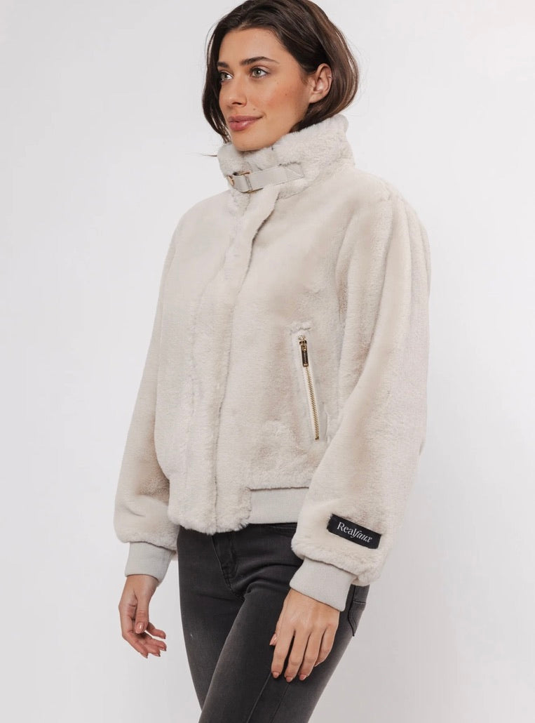 Ambra Jacket in Birch - Lightweight Waterproof Windbreaker for Women - Perfect for Hiking, Travel & Outdoor Adventures