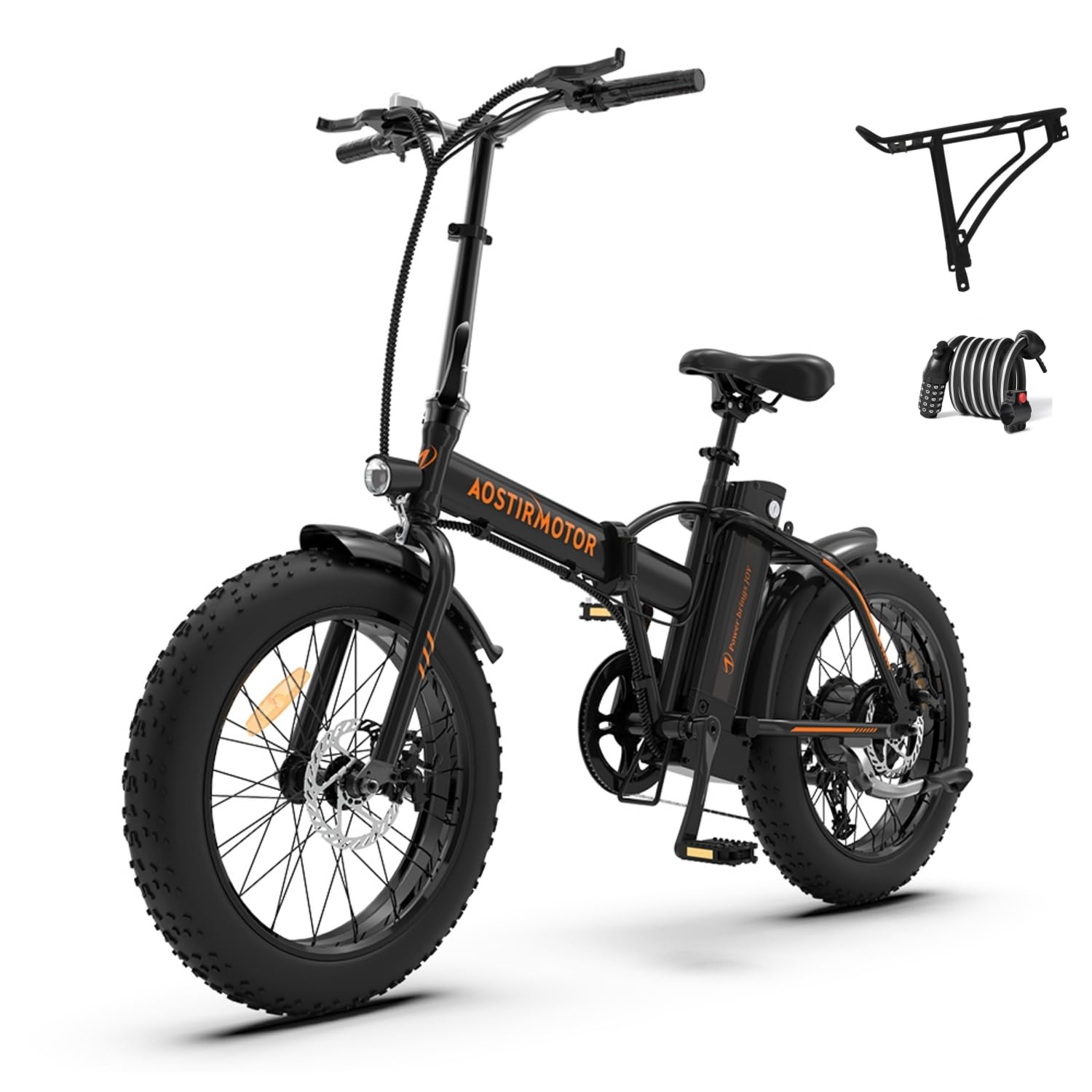 Aostirmotor 500W Folding Electric Bike for Adults - 20