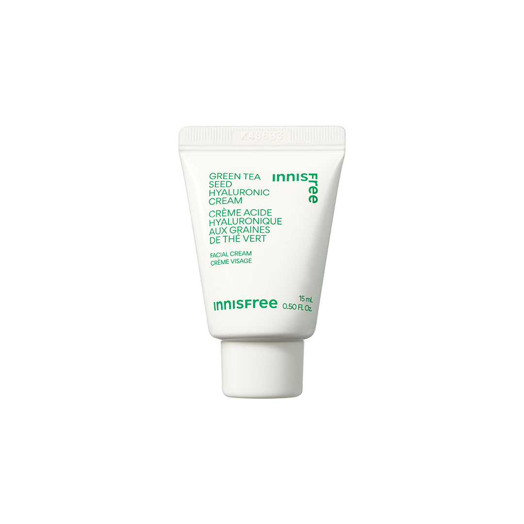 Best Green Tea Hyaluronic Acid Face Cream 15ml - Hydrating & Anti-Aging Moisturizer for Dry Skin - Day & Night Use