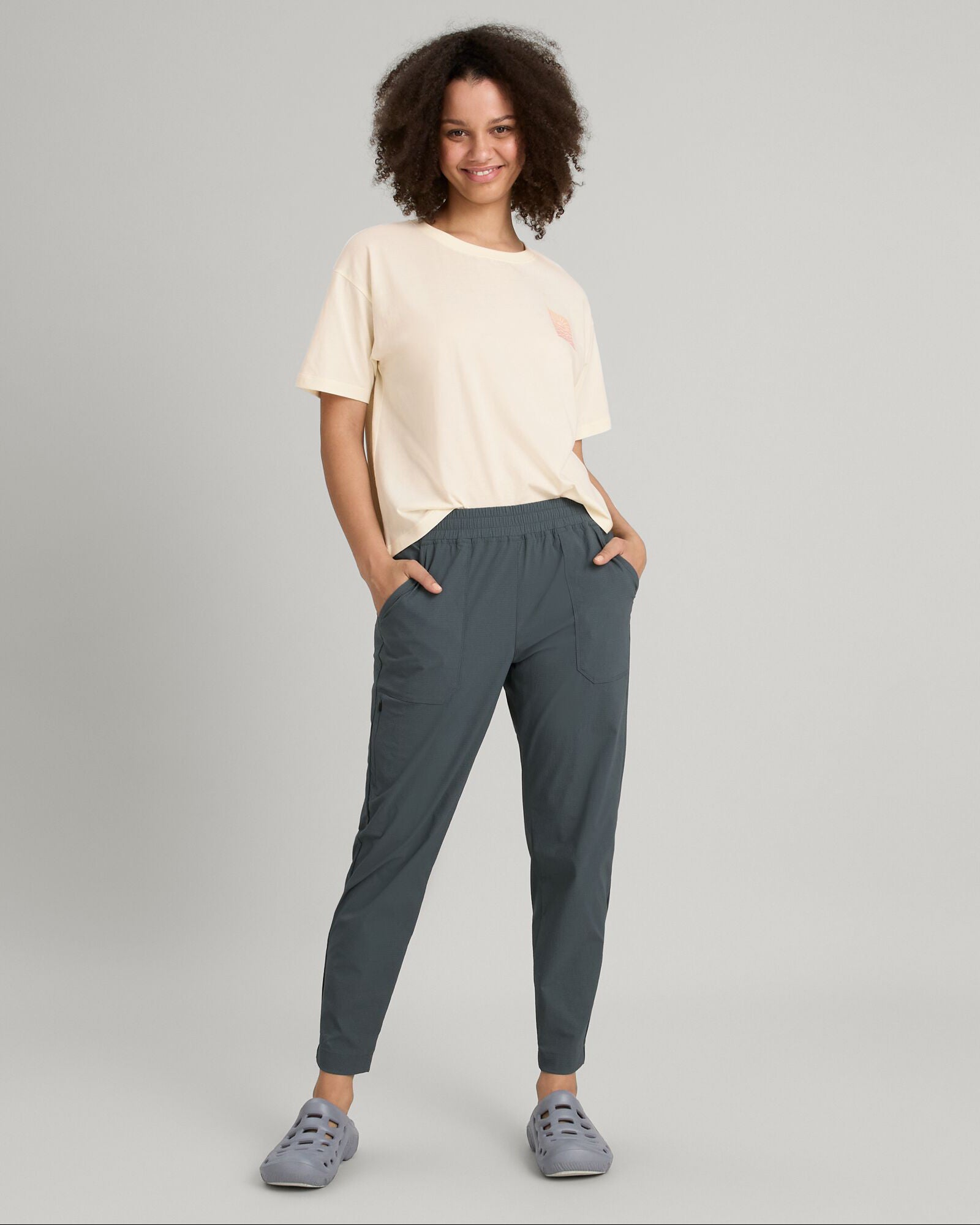 Women's Miro Tapered Pants - Lightweight Night Out Pants for Work, Travel & Evening Events | Comfortable Stretch Office Trousers