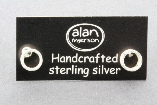 Sterling Silver Open Cylinder Stud Earrings for Women - Elegant Minimalist Jewelry for Everyday Wear & Special Occasions