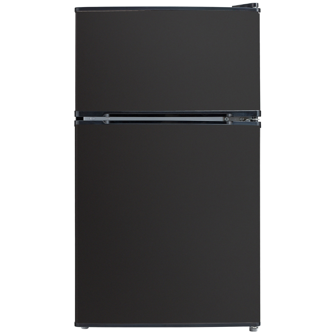 Esatto 87L Black Mini Bar Fridge - Compact Beverage Cooler for Home, Office, or Dorm - Energy Efficient EBF91B Model - Perfect for Storing Drinks, Snacks & Party Essentials