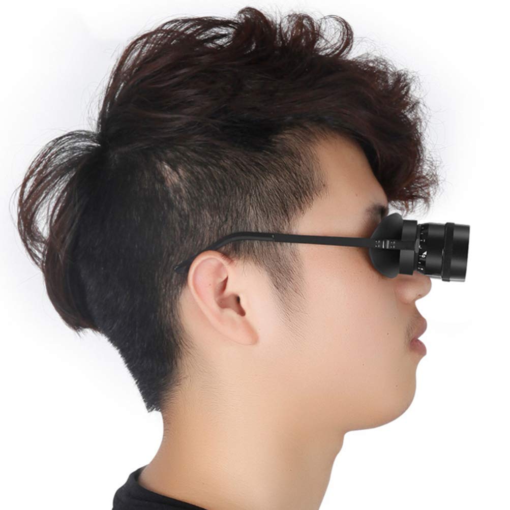 BESPORTBLE Fishing Magnifier Glasses - 1 Set Telescopic Binoculars with Magnifying Lens for Travel, Outdoor Observation & Hobby Use - Compact Pocket-Sized Magnifying Eyewear for Reading, Jewelry Inspection & Nature Exploration