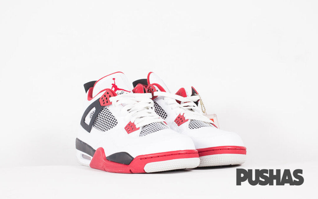 Air Jordan 4 Retro 'Fire Red' 2012 - Authentic New Men's Basketball Shoes | Classic Sneakers for Streetwear, Sports & Casual Outfits