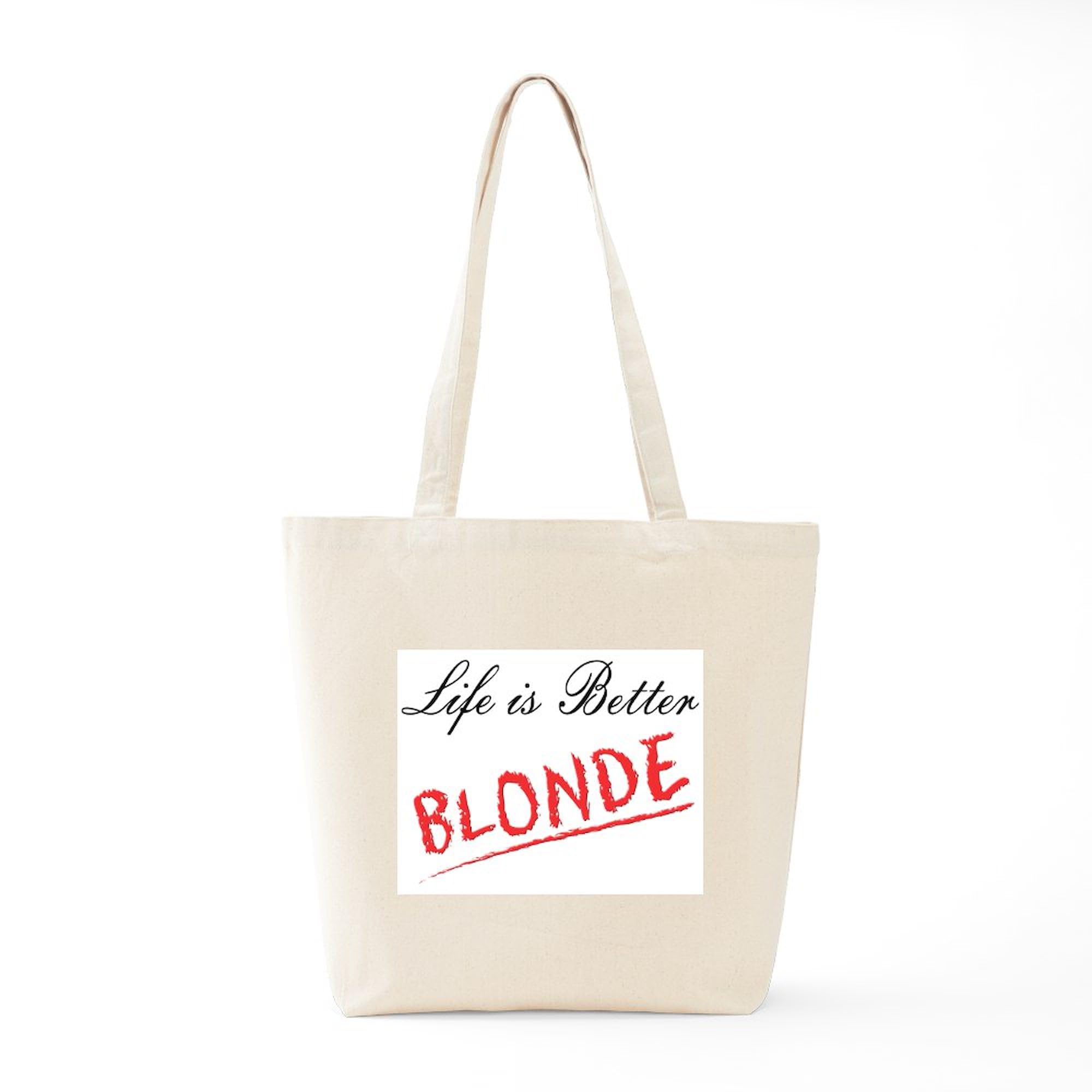 Better Blonde Natural Canvas Tote Bag - Eco-Friendly Reusable Shopping Bag for Women | Perfect for Groceries, Beach Trips & Everyday Use
